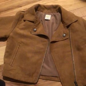 Crazy 8 Suede bomber Jacket